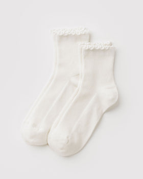 Lettuce Edge Sock Set of 2 B9