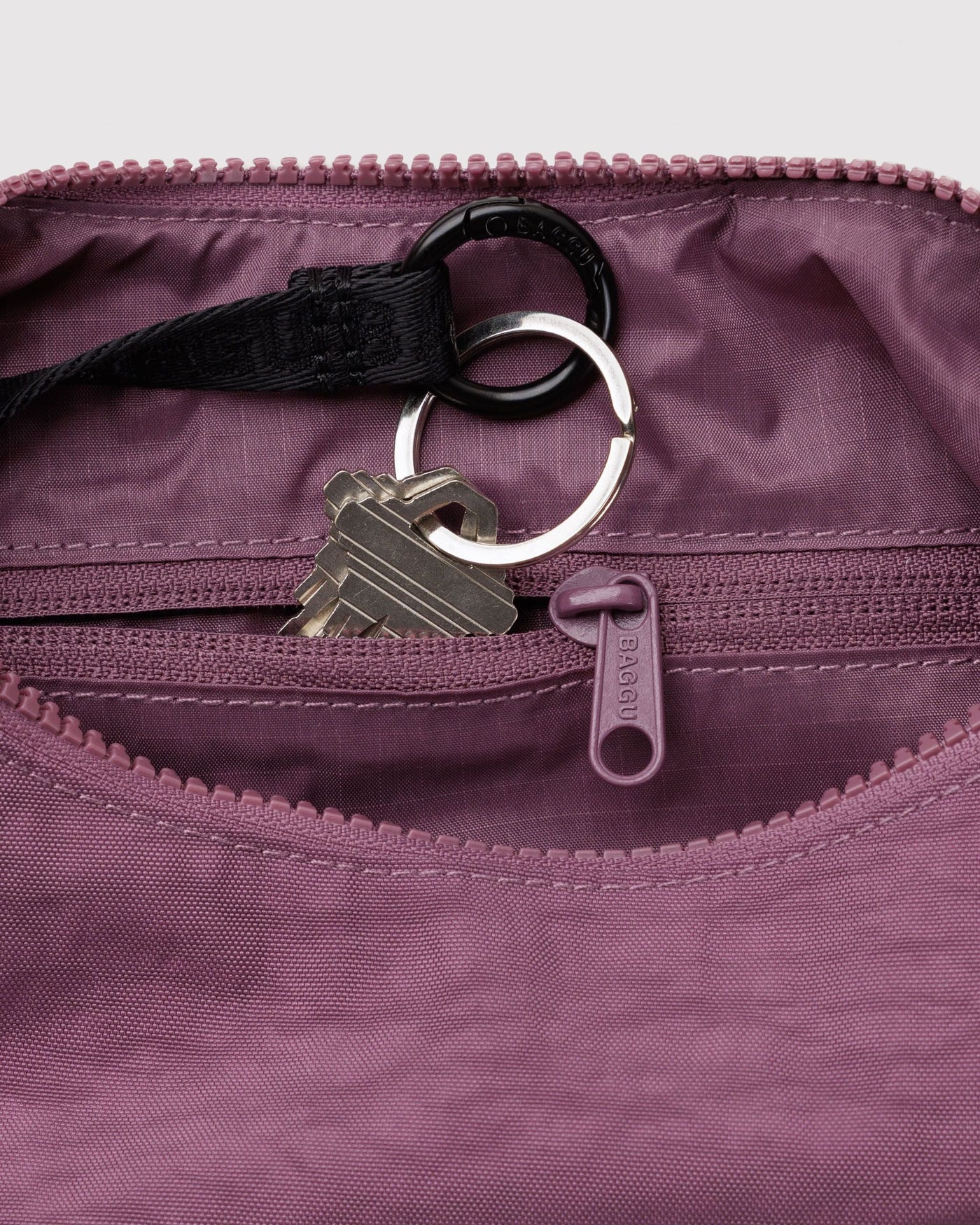 Small Nylon Crescent Bag U2