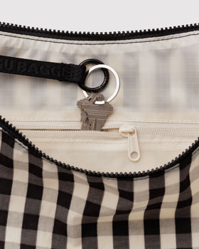 Large Nylon Crescent Bag W5