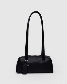 Small Recycled Leather Bowler Bag D1