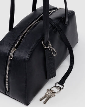 Recycled Leather Bowler Bag J5