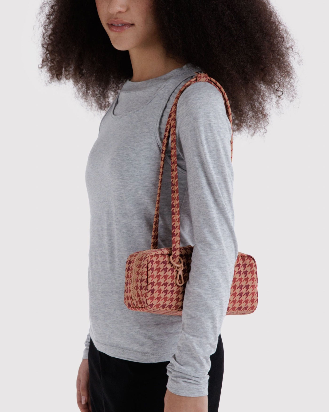 Small Nylon Bowler Bag O0