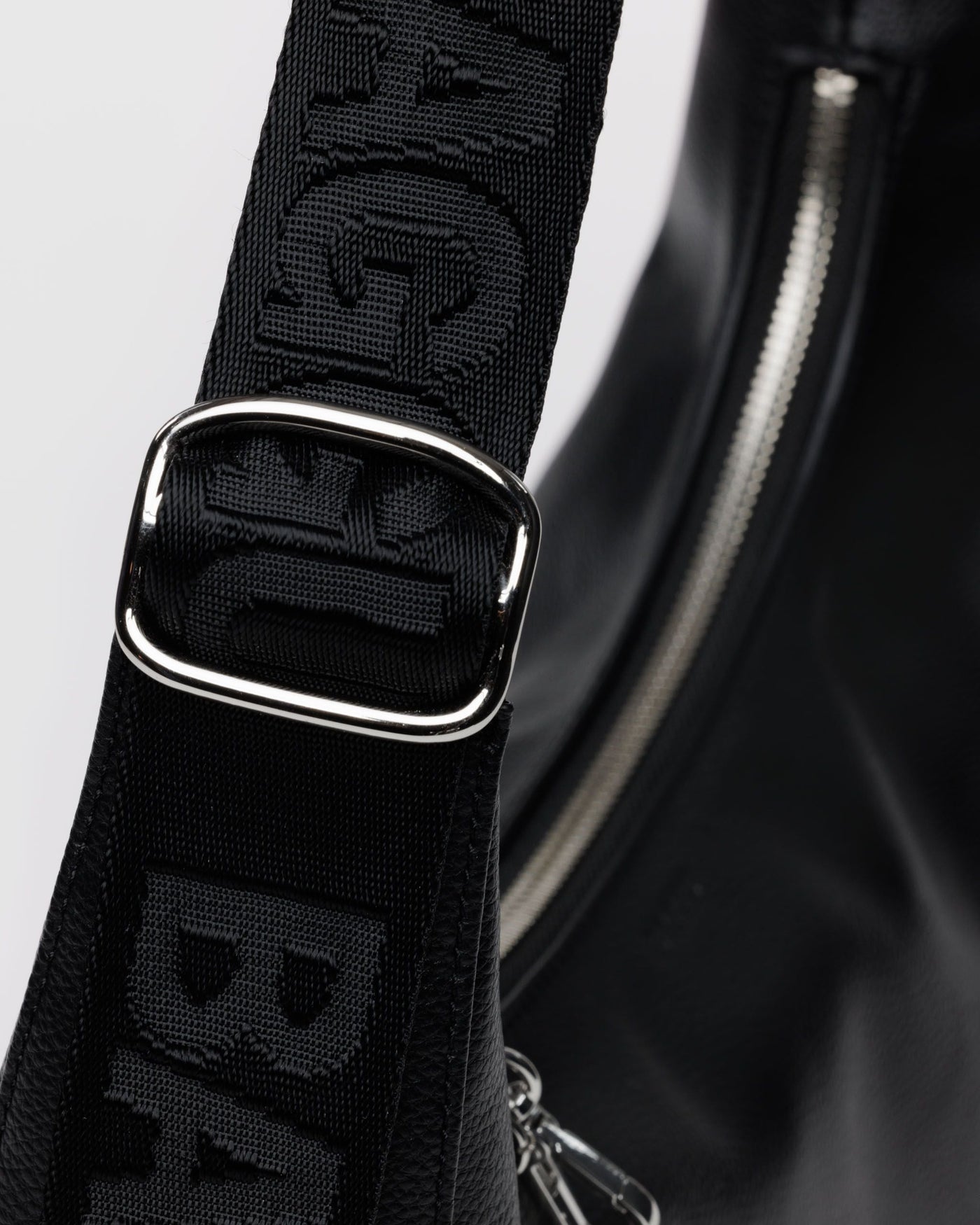 Medium Recycled Leather Crescent Bag L8