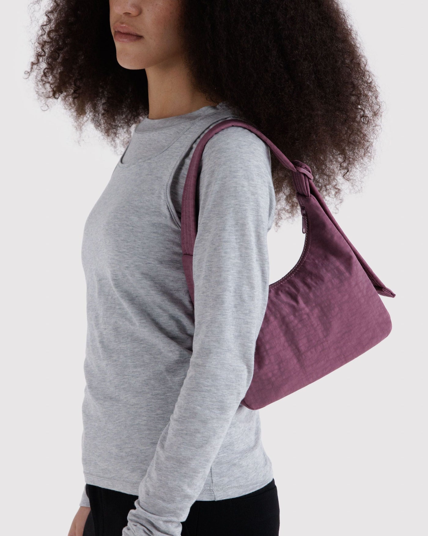 Mini Nylon Shoulder Bag A4