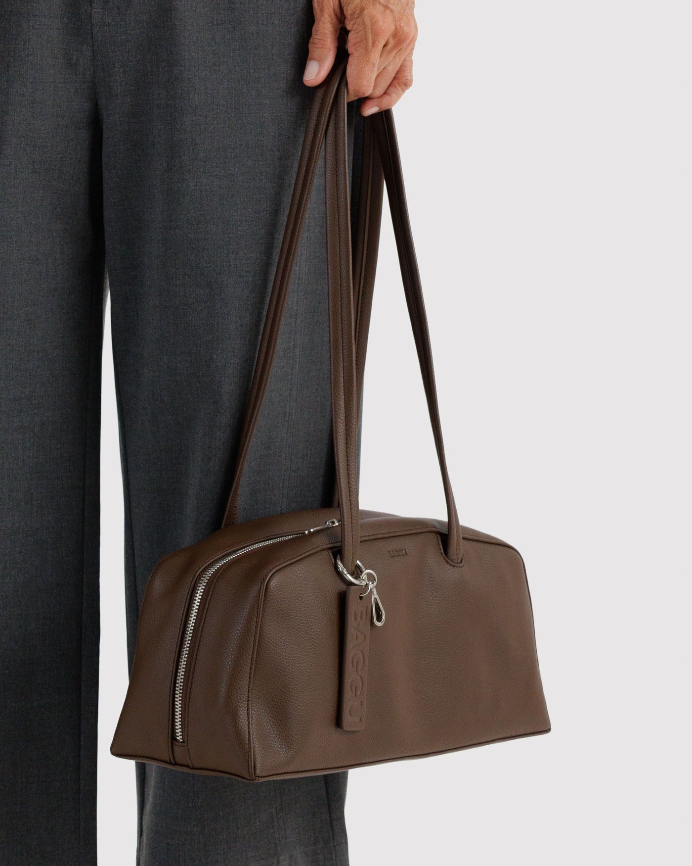 Recycled Leather Bowler Bag J5