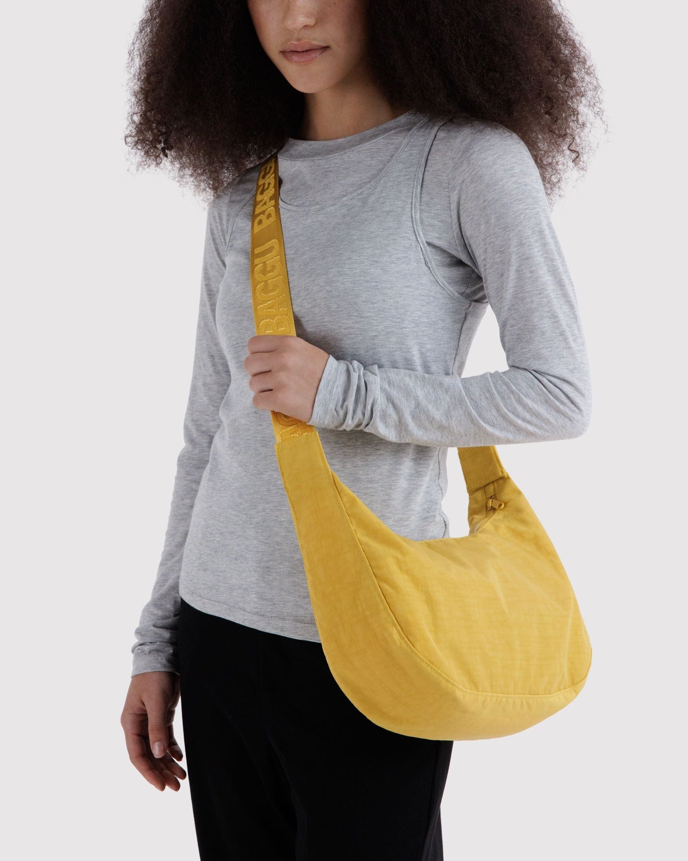 Medium Nylon Crescent Bag K8