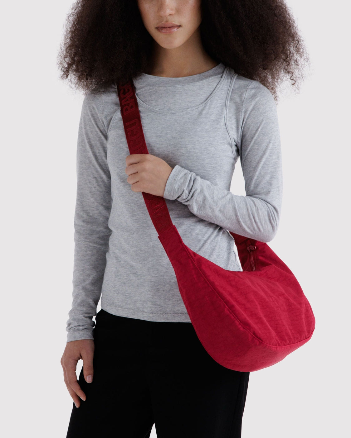 Medium Nylon Crescent Bag K8