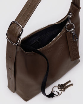 Mini Recycled Leather Shoulder Bag H3