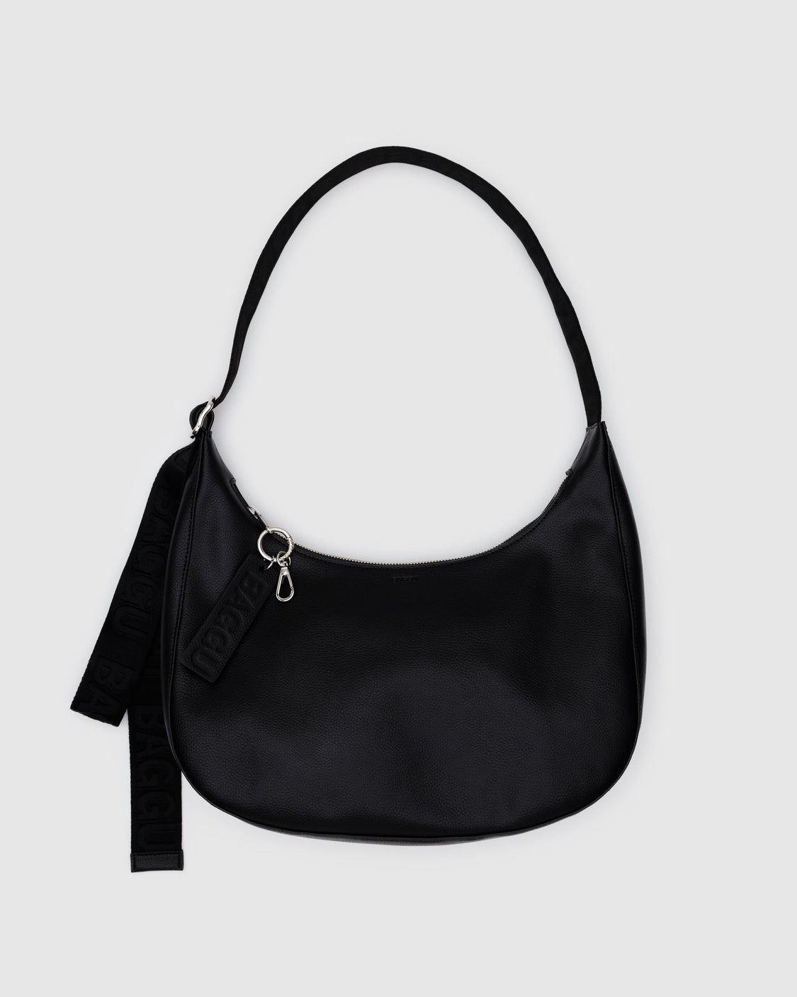 Medium Recycled Leather Crescent Bag L8