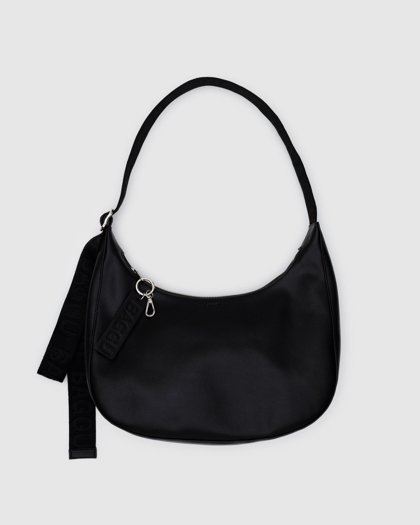 Medium Recycled Leather Crescent Bag L8